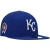 Men's Kansas City Royals New Era Royal 9/11 Memorial Side Patch 59FIFTY Fitted Hat