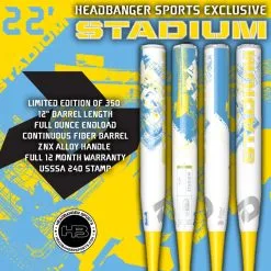 Clearance – 2022 DeMarini Stadium 12″ USSSA Slowpitch Softball Bat: WTDXSHU-22 -Field Ready Shop DeMarini Stadium SHU 22 Blue Yellow 1200x1200 d2615356 1214 4b64 826d f6ae59a48d76 800x