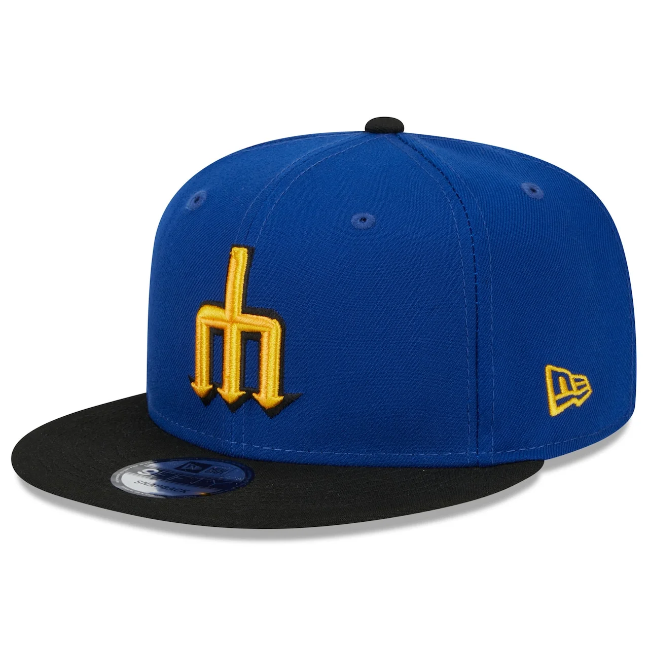 Men's Seattle Mariners New Era Royal/Black 2023 City Connect 9FIFTY Snapback Adjustable Hat 3 Men's Seattle Mariners New Era Royal/Black 2023 City Connect 9FIFTY Snapback Adjustable Hat
