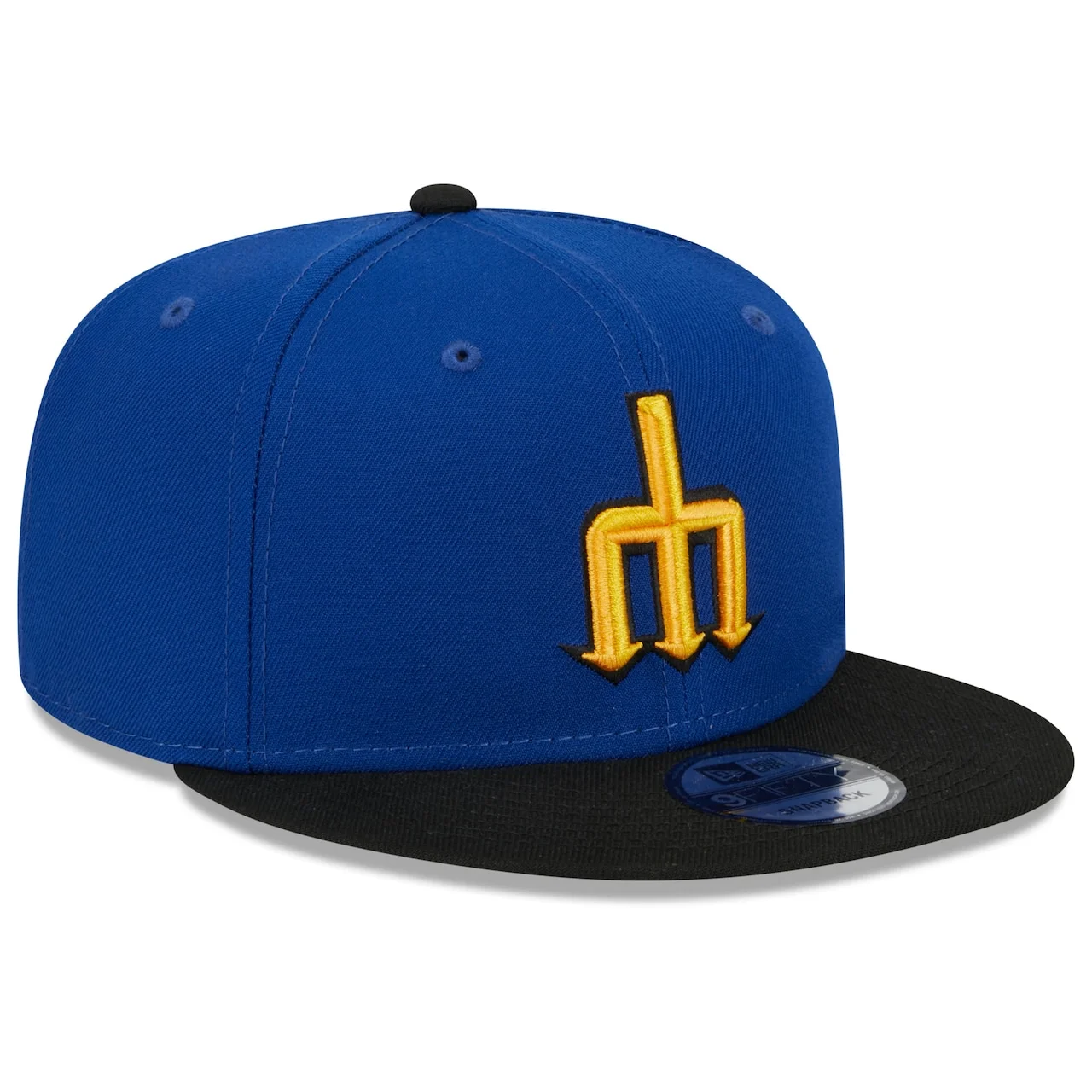Men's Seattle Mariners New Era Royal/Black 2023 City Connect 9FIFTY Snapback Adjustable Hat 5 Men's Seattle Mariners New Era Royal/Black 2023 City Connect 9FIFTY Snapback Adjustable Hat - Image 3