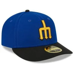 Men's Seattle Mariners New Era Royal/Black 2023 City Connect Low Profile 59FIFTY Fitted Hat -Field Ready Shop black seattle mariners 2023 city connect low profile 59fifty fitted hat ss5 p 5044973pv 3u rrqs4b6p4pgdicnrn3nyv rmw2wq7j57ipcjdrw9wk
