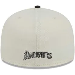 Men's Seattle Mariners New Era Stone/Black Chrome 59FIFTY Fitted Hat -Field Ready Shop black seattle mariners chrome 59fifty fitted hat ss5 p 200013226pv 4u 9jq2hifpk2ys4spdo8qfv ggs8r5v0swdyrztg5f4x