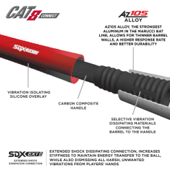 Clearance – Marucci CAT 8 Connect BBCOR (-3) Baseball Bat: MCBCC8 -Field Ready Shop cat8 connect sdx ext 800x