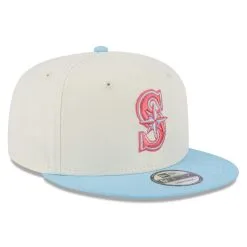 Men's Seattle Mariners New Era Cream/Light Blue Spring Basic Two-Tone 9FIFTY Snapback Hat -Field Ready Shop light blue seattle mariners spring basic two tone 9fifty snapback hat ss5 p 5000819pv 3u rhbetooljekwqo8s0ikuv rwlypziqzjkfv4kqipbr