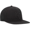 Men's Kansas City Royals '47 Black On Black Sure Shot Captain Snapback Hat