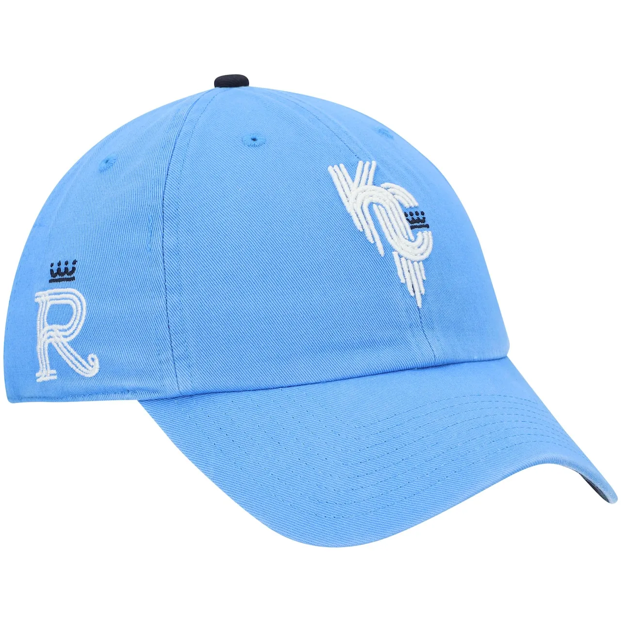 Men's Kansas City Royals '47 Light Blue Area Code City Connect Clean Up Adjustable Hat 3 Men's Kansas City Royals '47 Light Blue Area Code City Connect Clean Up Adjustable Hat