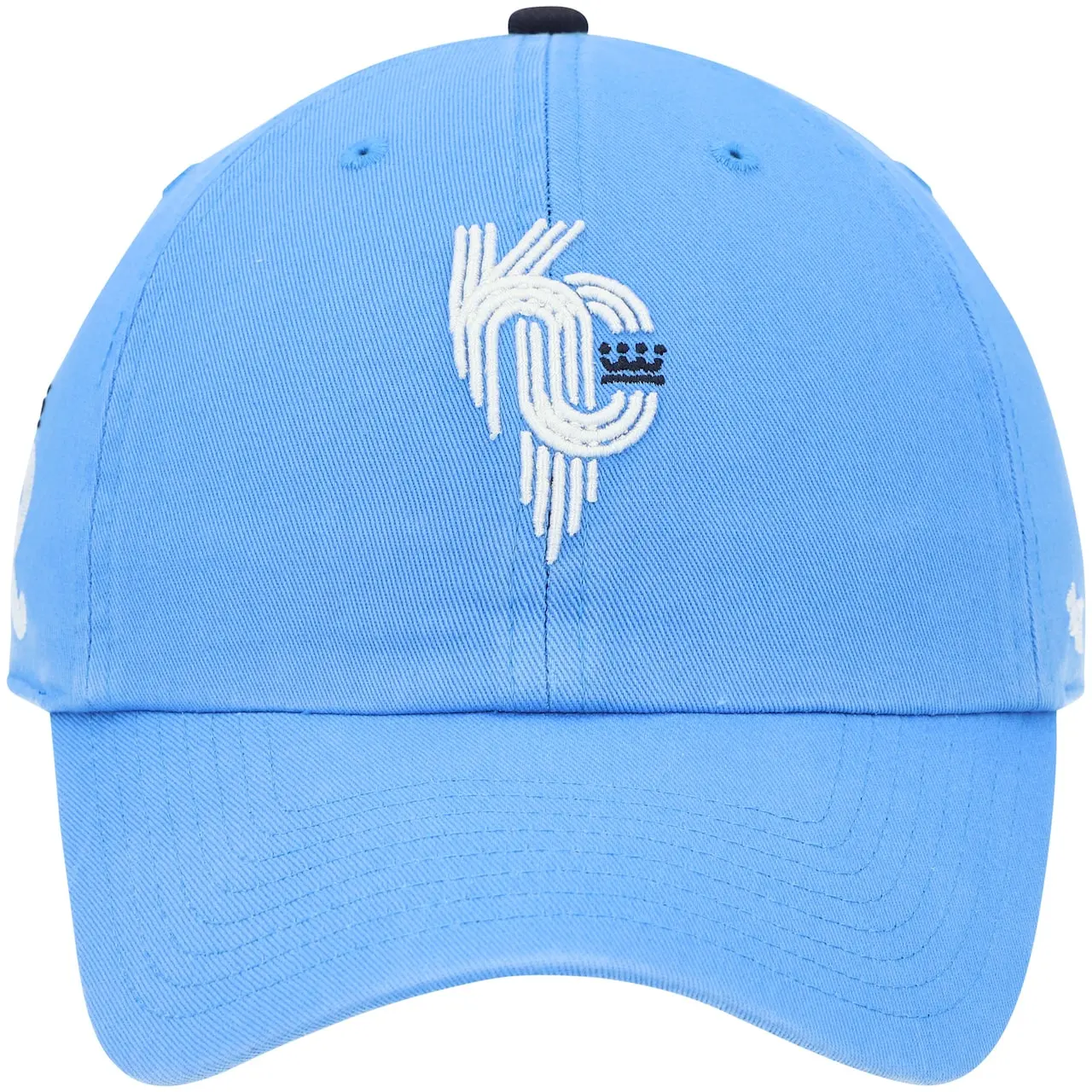 Men's Kansas City Royals '47 Light Blue Area Code City Connect Clean Up Adjustable Hat 4 Men's Kansas City Royals '47 Light Blue Area Code City Connect Clean Up Adjustable Hat - Image 2