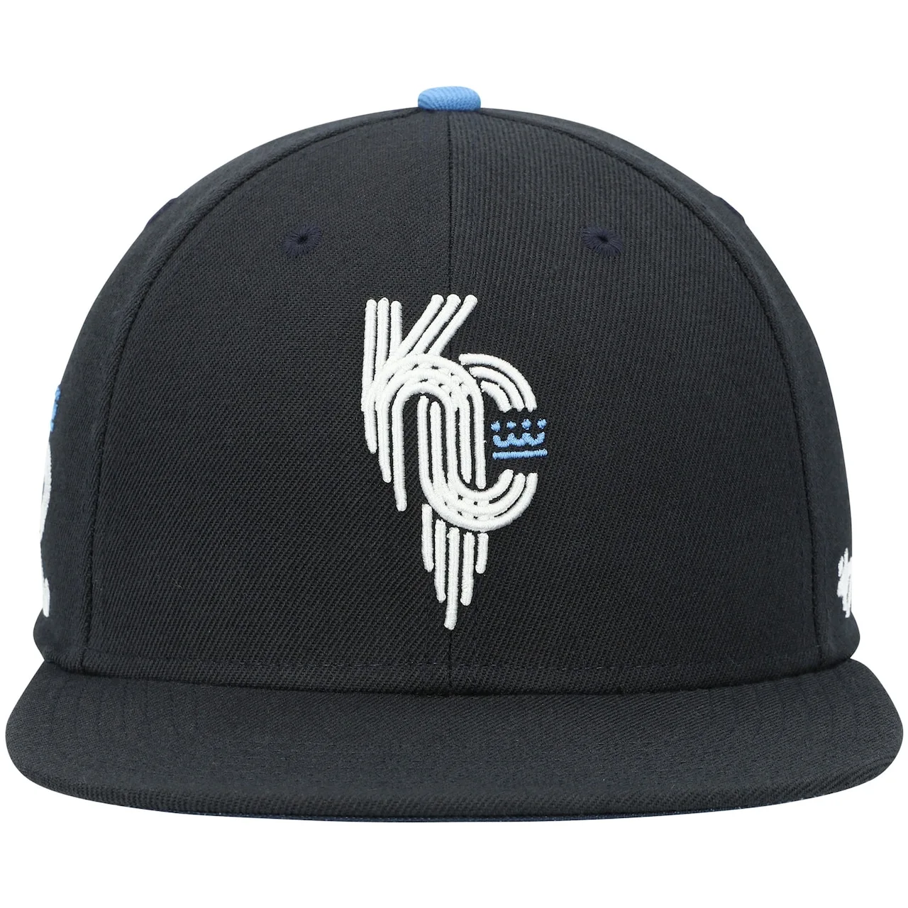 Men's Kansas City Royals '47 Navy 2021 City Connect Captain Snapback Hat 4 Men's Kansas City Royals '47 Navy 2021 City Connect Captain Snapback Hat - Image 2