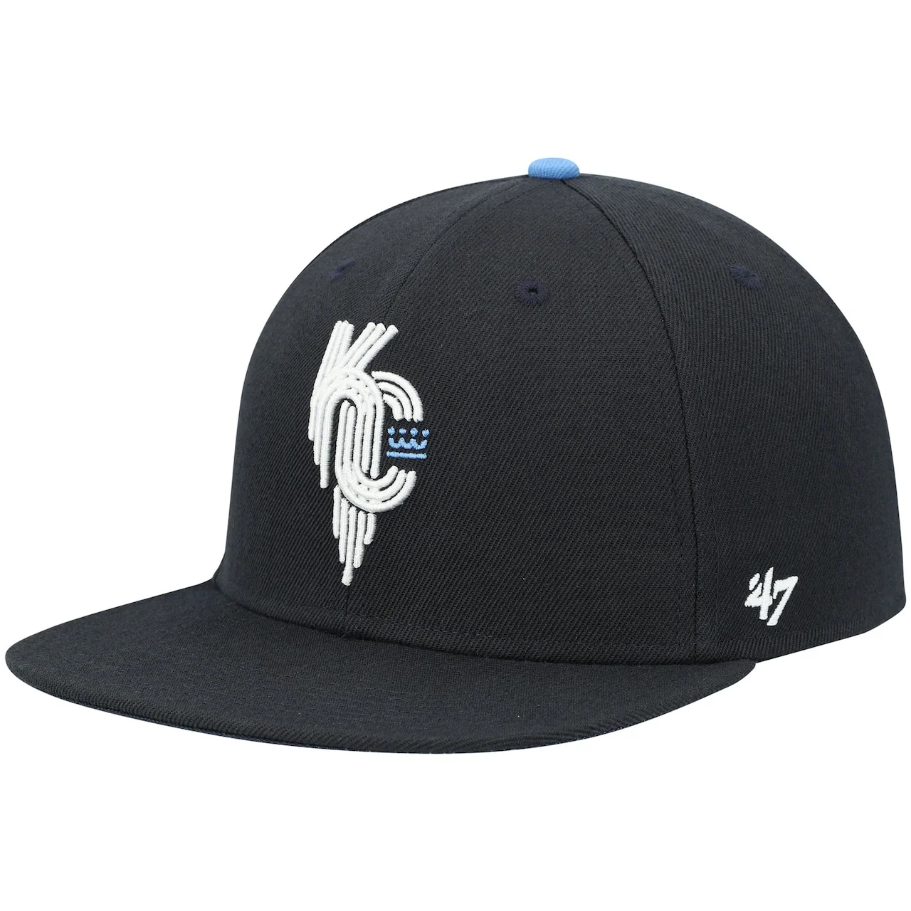 Men's Kansas City Royals '47 Navy 2021 City Connect Captain Snapback Hat 5 Men's Kansas City Royals '47 Navy 2021 City Connect Captain Snapback Hat - Image 3