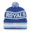Men's Kansas City Royals '47 Royal Bering Cuffed Knit Hat With Pom -Field Ready Shop mens 47 royal kansas city royals bering cuffed knit hat with pom pi4249000 altimages ff 4249434 638e465dda9596b5f8e3alt1 full