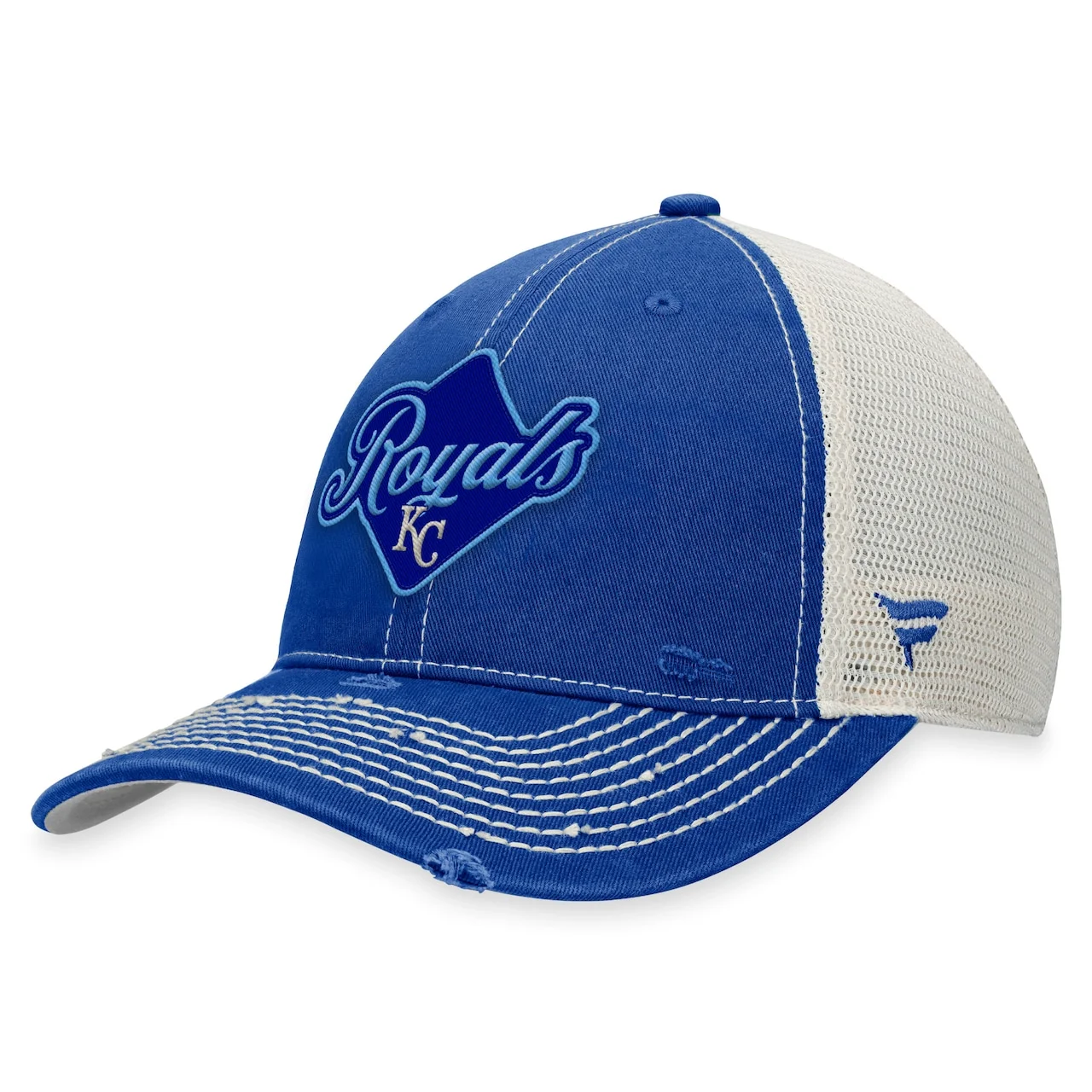 Men's Kansas City Royals Fanatics Branded Royal Heritage Trucker Snapback Hat