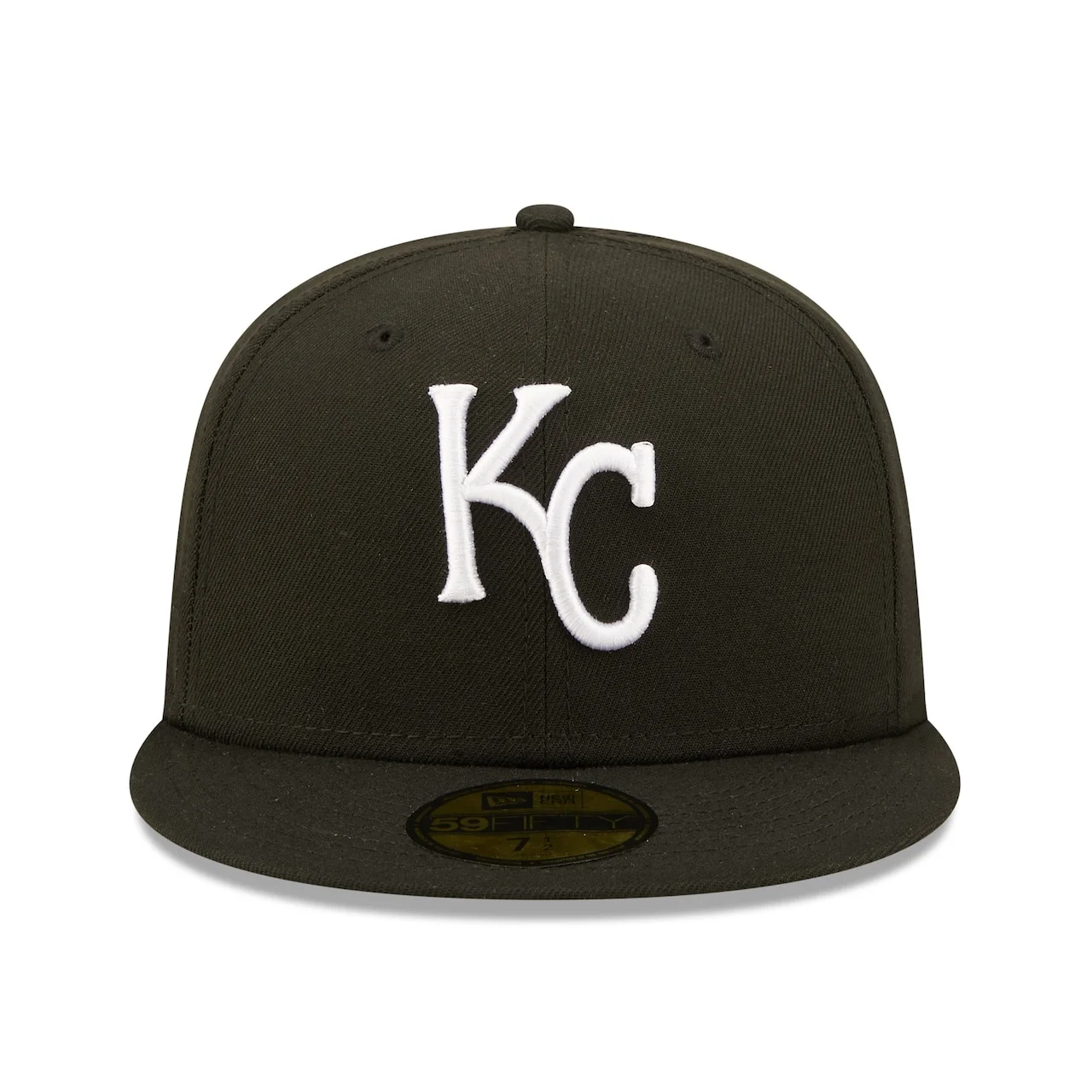 Men's Kansas City Royals New Era Black Team Logo 59FIFTY Fitted Hat 4 Men's Kansas City Royals New Era Black Team Logo 59FIFTY Fitted Hat - Image 2