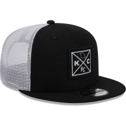 Men's Kansas City Royals New Era Black Vert Squared Trucker 9FIFTY Hat -Field Ready Shop mens new era black kansas city royals vert squared trucker 9fifty hat ss5 p 4851086pv 3u t9ek9pw5qxupomoukipzv delqnx7wgnu7vjzx5eek