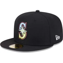 Men's Seattle Mariners New Era Black Multi-Color Pack 59FIFTY Fitted Hat -Field Ready Shop mens new era black seattle mariners multi color pack 59fifty fitted hat ss5 p 4999800pv 3u ixd2zuvnt7oqjbysom4pv t6z1wnt71t7llxvbwlkf