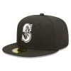 Men's Seattle Mariners New Era Black Team Logo 59FIFTY Fitted Hat -Field Ready Shop mens new era black seattle mariners team logo 59fifty fitted hat pi4733000 altimages ff 4733499 af34ac399e75007204a9alt1 full