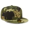 Men's Kansas City Royals New Era Camo 2022 Armed Forces Day On-Field 59FIFTY Fitted Hat