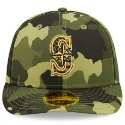 Men's Seattle Mariners New Era Camo 2022 Armed Forces Day On-Field Low Profile 59FIFTY -Field Ready Shop mens new era camo seattle mariners 2022 armed forces day on field low profile 59fifty pi4463000 altimages ff 4463205 27c52d4fc47b5e816433alt2 full