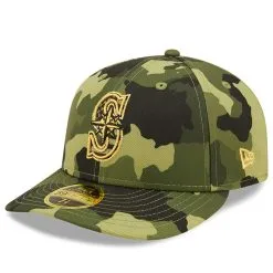 Men's Seattle Mariners New Era Camo 2022 Armed Forces Day On-Field Low Profile 59FIFTY -Field Ready Shop mens new era camo seattle mariners 2022 armed forces day on field low profile 59fifty pi4463000 altimages ff 4463205 27c52d4fc47b5e816433alt3 full