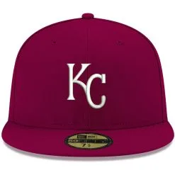 Men's Kansas City Royals New Era Cardinal White Logo 59FIFTY Fitted Hat -Field Ready Shop mens new era cardinal kansas city royals white logo 59fifty fitted hat pi4208000 altimages ff 4208786 9e04543acd10d7f0a3c5alt2 full