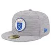 Men's Kansas City Royals New Era Gray 2023 Clubhouse 59FIFTY Fitted Hat