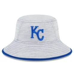 Men's Kansas City Royals New Era Gray Game Bucket Hat