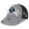 Men's Seattle Mariners New Era Gray 2022 AL Wild Card Locker Room 9FORTY Snapback Hat