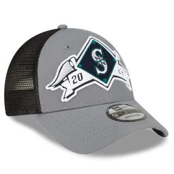 Men's Seattle Mariners New Era Gray 2022 AL Wild Card Locker Room 9FORTY Snapback Hat -Field Ready Shop mens new era gray seattle mariners 2022 al wild card locker room 9forty snapback hat ss5 p 200004127pv 3u ciz1cnq2ocywhitqrjcnv 0kvcsifl3kjhndglnawi