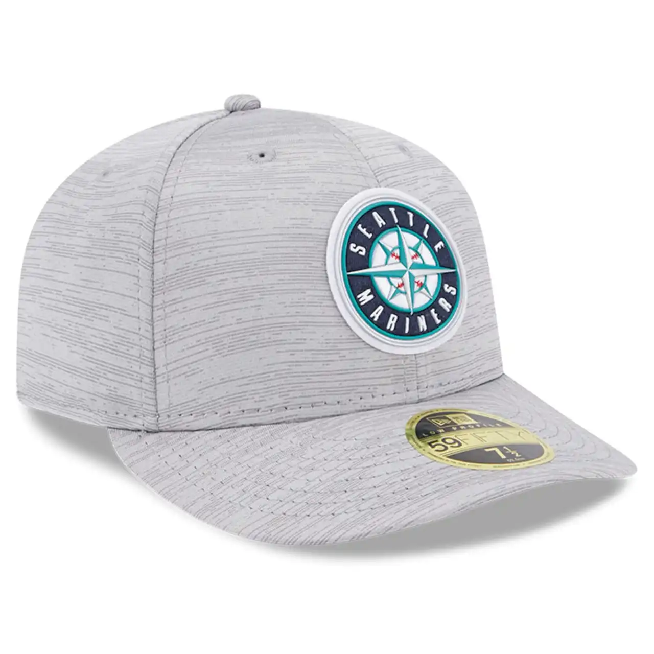 Men's Seattle Mariners New Era Gray 2023 Clubhouse Low Profile 59FIFTY Fitted Hat 5 Men's Seattle Mariners New Era Gray 2023 Clubhouse Low Profile 59FIFTY Fitted Hat - Image 3