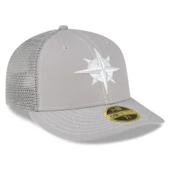 Men's Seattle Mariners New Era Gray 2023 On-Field Batting Practice Low Profile 59FIFTY Fitted Hat -Field Ready Shop mens new era gray seattle mariners 2023 on field batting practice low profile 59fifty fitted hat ss5 p 4992718pv 3u qulptpu6bvfnivwdwwqrv saicyxmnoqxta7w9u9hb