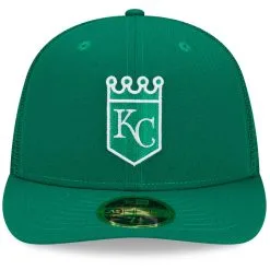 Men's Kansas City Royals New Era Green 2022 St. Patrick's Day Low Profile 59FIFTY Fitted Hat -Field Ready Shop mens new era green kansas city royals 2022 st patricks day low profile 59fifty fitted hat pi4418000 altimages ff 4418227 d9000f4ea0f17febd2c0alt2 full