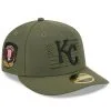 Men's Kansas City Royals New Era Green 2023 Armed Forces Day Low Profile 59FIFTY Fitted Hat