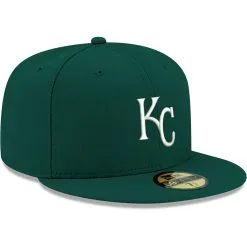 Men's Kansas City Royals New Era Green White Logo 59FIFTY Fitted Hat -Field Ready Shop mens new era green kansas city royals white logo 59fifty fitted hat pi4705000 altimages ff 4705592 df0099ef2d6416bf60f7alt3 full