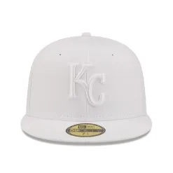 Men's Kansas City Royals New Era White On White 59FIFTY Fitted Hat 7 Men's Kansas City Royals New Era White On White 59FIFTY Fitted Hat -Field Ready Shop mens new era kansas city royals white on white 59fifty fitted hat pi4731000 altimages ff 4731065 4feebcdac14fcb330d8aalt2 full