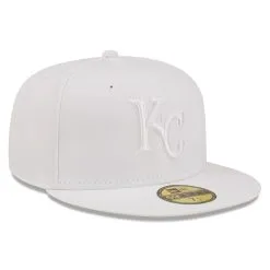 Men's Kansas City Royals New Era White On White 59FIFTY Fitted Hat 8 Men's Kansas City Royals New Era White On White 59FIFTY Fitted Hat -Field Ready Shop mens new era kansas city royals white on white 59fifty fitted hat pi4731000 altimages ff 4731065 4feebcdac14fcb330d8aalt3 full