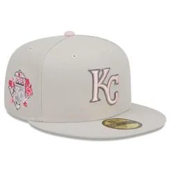 Men's Kansas City Royals New Era Khaki 2023 Mother's Day On-Field 59FIFTY Fitted Hat