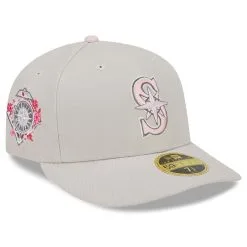 Men's Seattle Mariners New Era Khaki 2023 Mother's Day Low Profile 59FIFTY Fitted Hat