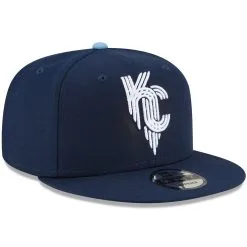 Men's Kansas City Royals New Era Navy 2022 City Connect 9FIFTY Snapback Adjustable Hat -Field Ready Shop mens new era navy kansas city royals 2022 city connect 9fifty snapback adjustable hat pi4464000 altimages ff 4464389 ea544d307fcca49ff384alt3 full