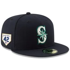 Men's Seattle Mariners New Era Navy 2023 Jackie Robinson Day 59FIFTY Fitted Hat