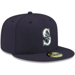 Men's Seattle Mariners New Era Navy White Logo 59FIFTY Fitted Hat 8 Men's Seattle Mariners New Era Navy White Logo 59FIFTY Fitted Hat -Field Ready Shop mens new era navy seattle mariners white logo 59fifty fitted hat pi4208000 altimages ff 4208763 853acae601651486fe88alt3 full