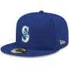 Men's Seattle Mariners New Era Royal White Logo 59FIFTY Fitted Hat -Field Ready Shop mens new era royal seattle mariners white logo 59fifty fitted hat pi4208000 altimages ff 4208740 5190eb3bc705ba90a8f3alt1 full
