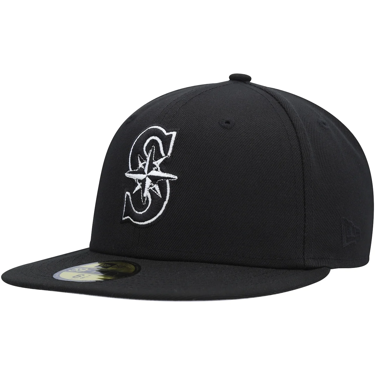 Men's Seattle Mariners New Era Black On Black Dub 59FIFTY Fitted Hat 3 Men's Seattle Mariners New Era Black On Black Dub 59FIFTY Fitted Hat