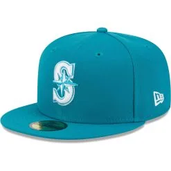 Men's Seattle Mariners New Era Turquoise 59FIFTY Fitted Hat