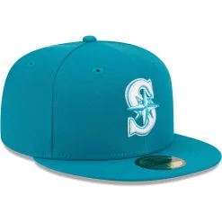 Men's Seattle Mariners New Era Turquoise 59FIFTY Fitted Hat -Field Ready Shop mens new era turquoise seattle mariners 59fifty fitted hat ss5 p 4919294pv 3u ef0t1whogy2vqunvqswav lde9jpjjwoqh59libjdk