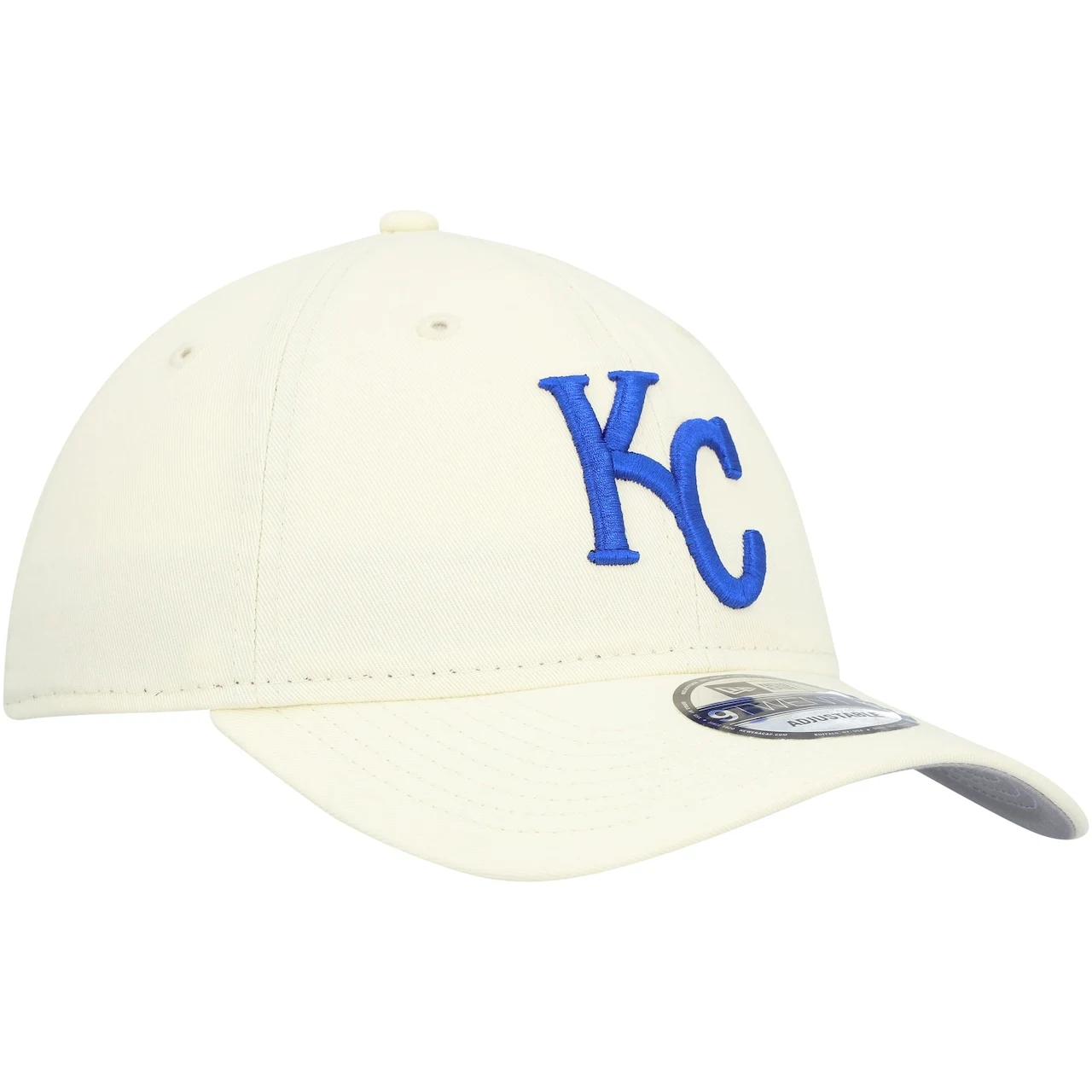 Men's Kansas City Royals New Era White Chrome Core Classic 9TWENTY Adjustable Hat 5 Men's Kansas City Royals New Era White Chrome Core Classic 9TWENTY Adjustable Hat - Image 3