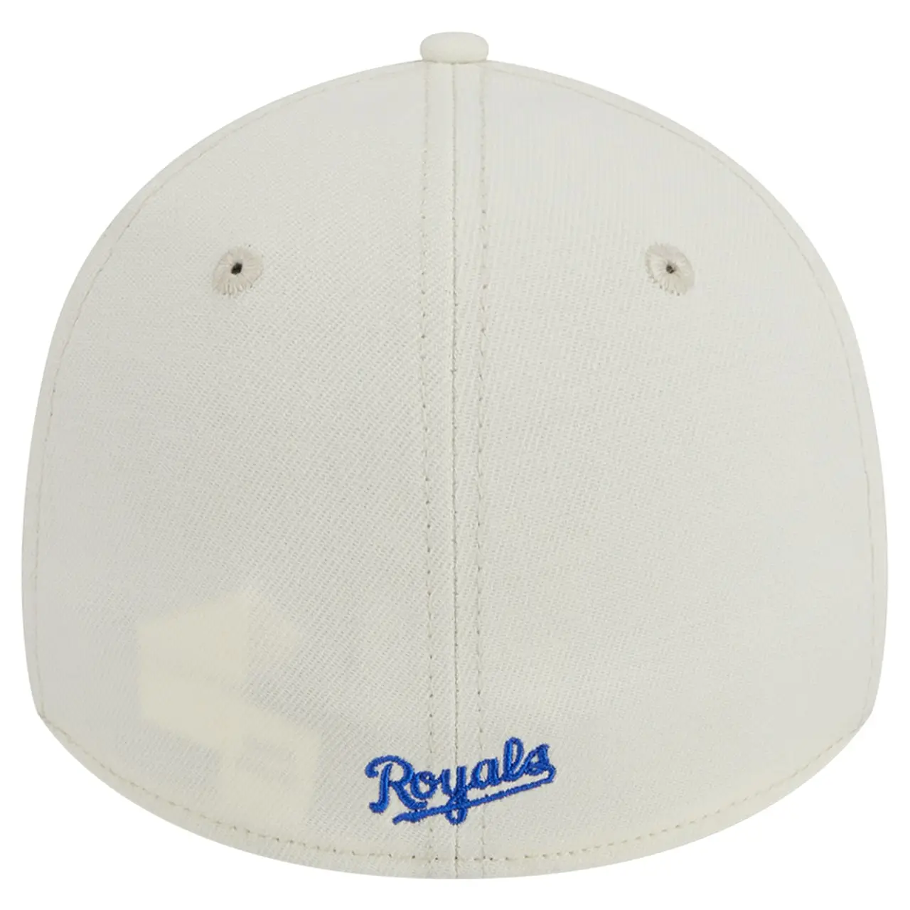 Men's Kansas City Royals New Era White Chrome Team Classic 39THIRTY Flex Hat 6 Men's Kansas City Royals New Era White Chrome Team Classic 39THIRTY Flex Hat - Image 4