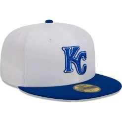 Men's Kansas City Royals New Era White Optic 59FIFTY Fitted Hat -Field Ready Shop mens new era white kansas city royals optic 59fifty fitted hat ss5 p 200023142pv 3u uieucmjdinjkksb4dtwbv fucu1qa5y37hjpmfiiy1