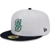 Men's Seattle Mariners New Era White Optic 59FIFTY Fitted Hat -Field Ready Shop mens new era white seattle mariners optic 59fifty fitted hat ss5 p 200023162pv 1u 4tncujuvcmw6kxszugosv nets6a7wqcux0ckjgxsi