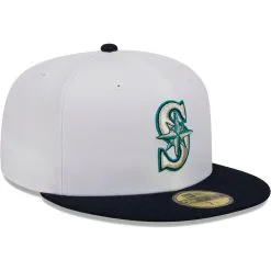 Men's Seattle Mariners New Era White Optic 59FIFTY Fitted Hat -Field Ready Shop mens new era white seattle mariners optic 59fifty fitted hat ss5 p 200023162pv 3u 4tncujuvcmw6kxszugosv aggckelcmvpvybhq83ed