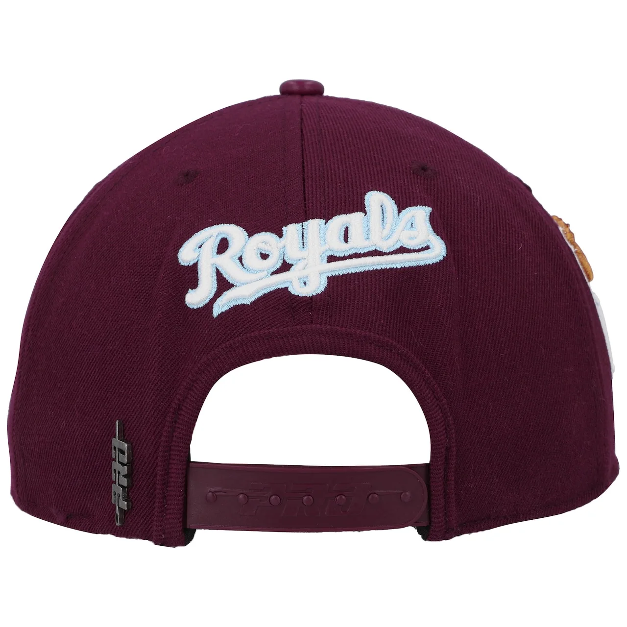 Men's Kansas City Royals Pro Standard Burgundy Wine Snapback Hat 6 Men's Kansas City Royals Pro Standard Burgundy Wine Snapback Hat - Image 4