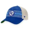 Men's Kansas City Royals Fanatics Branded Royal/Natural True Classic Retro Striped Trucker Snapback Hat -Field Ready Shop natural kansas city royals true classic retro striped trucker snapback hat pi4499000 altimages ff 4499059 51bae1c11b603f309bd1alt1 full